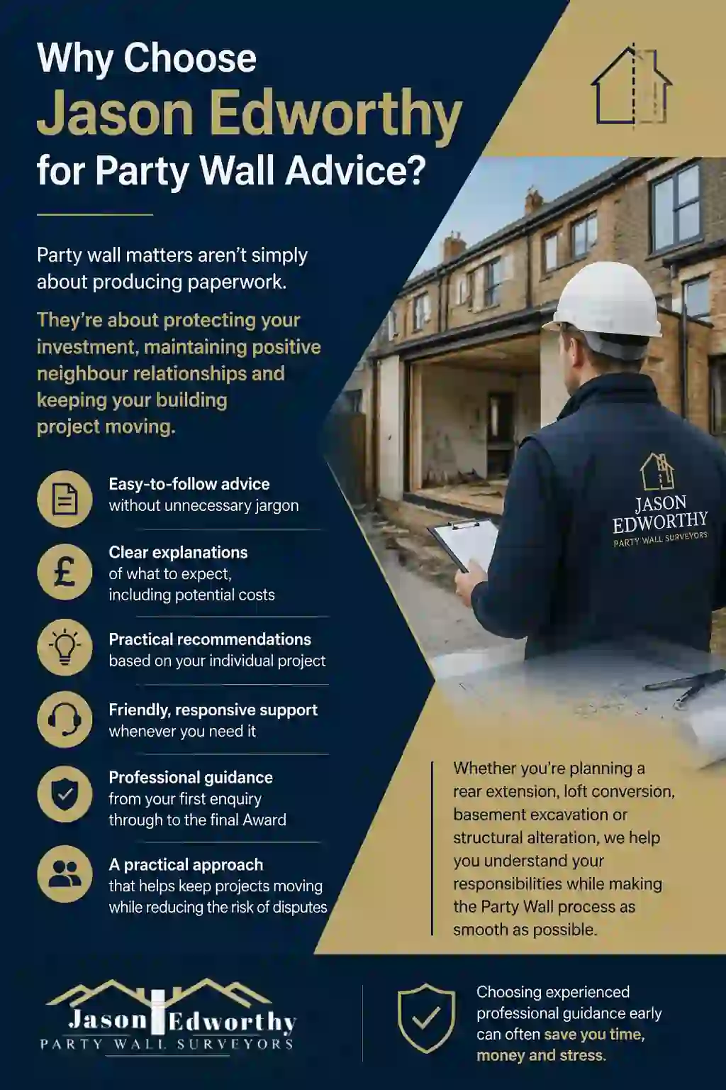 Why Choose Jason Edworthy for Party Wall Advice Romsey?